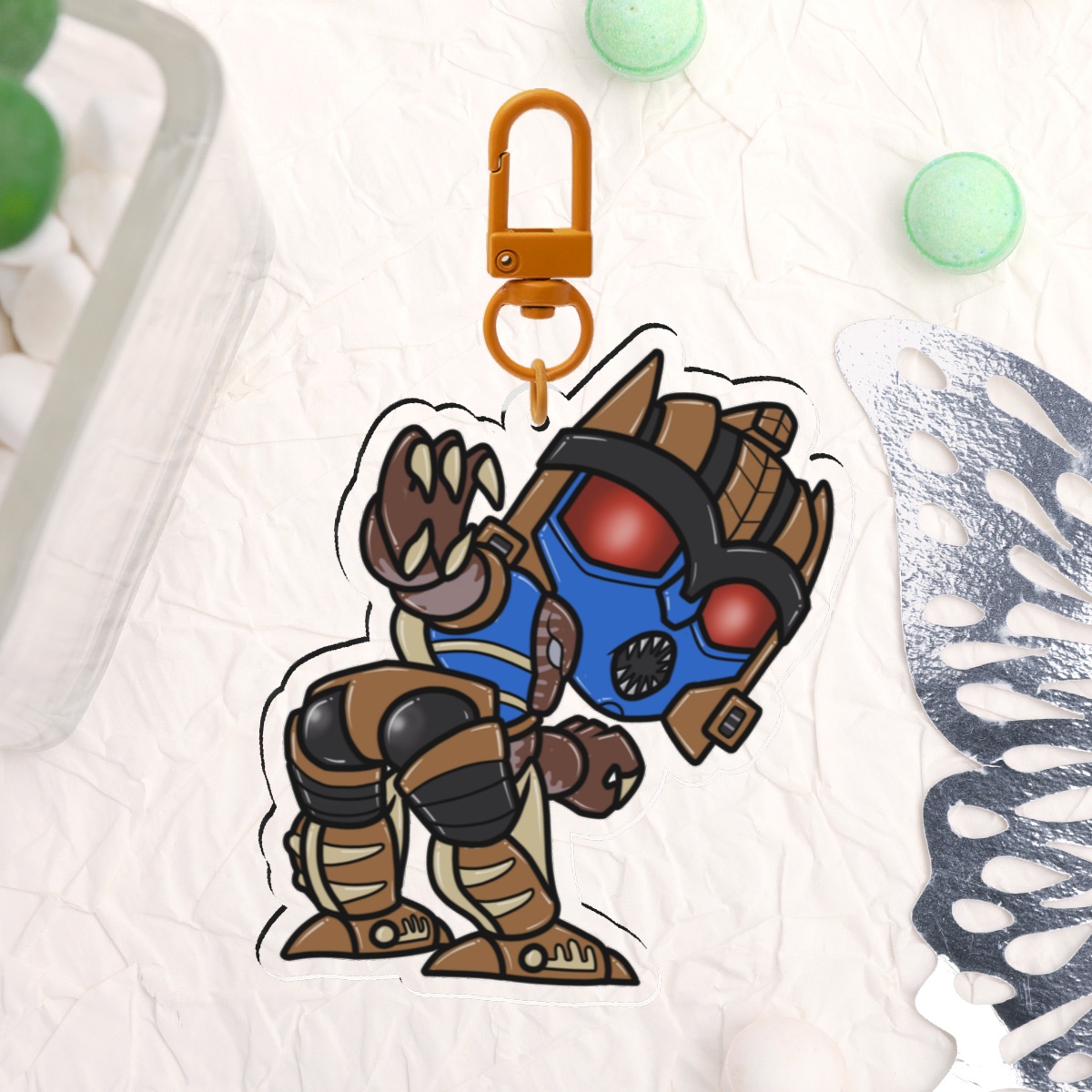 Dinobot - Chibotes - Acrylic Keychain