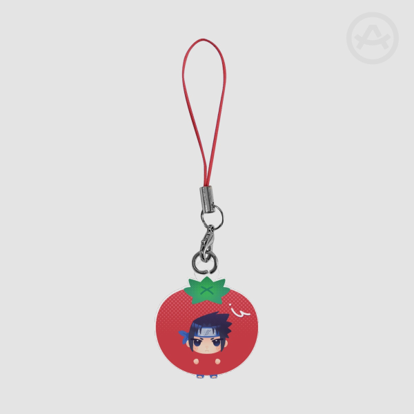 Sasuke Uchiha Small Tomato Acrylic Keychain - Naruto Anime