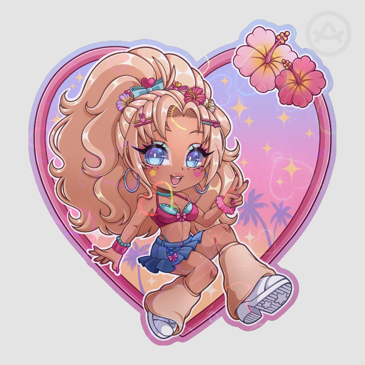 Gyaru Kotori | Holo Sticker