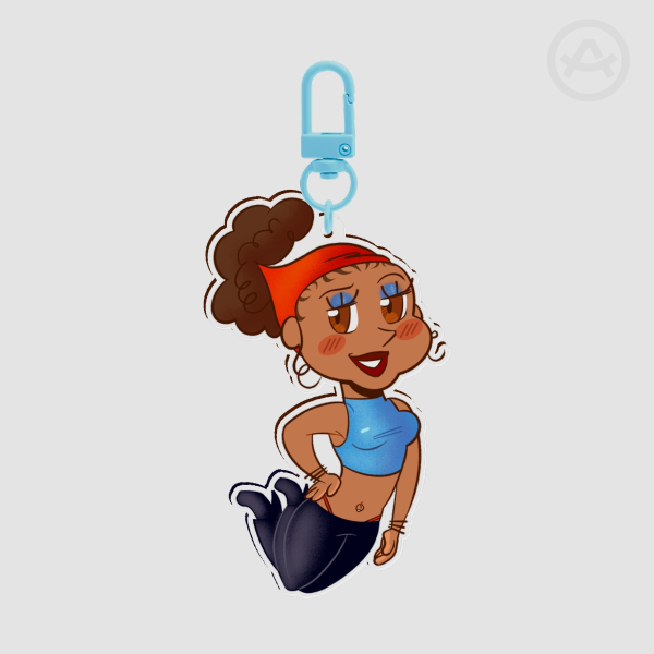 Vicky Les Nombrils Acrylic Keychain