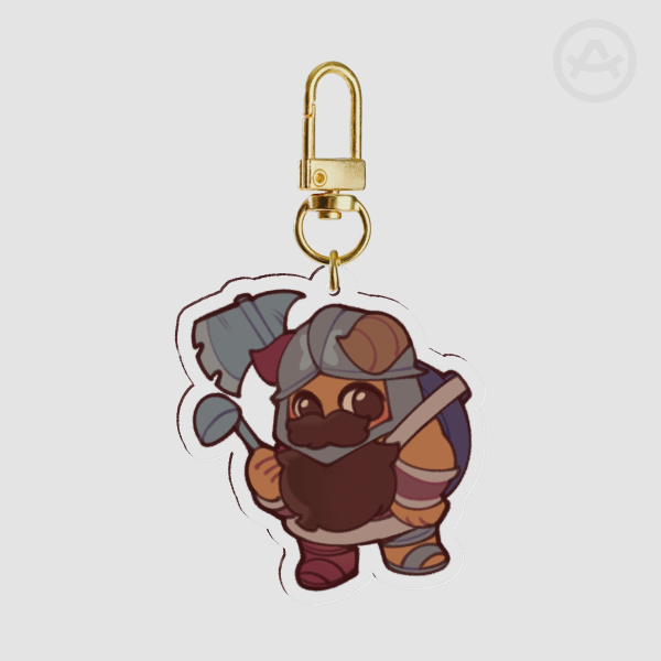 Dungeon Meshi Senshi Clear Acrylic Keychain