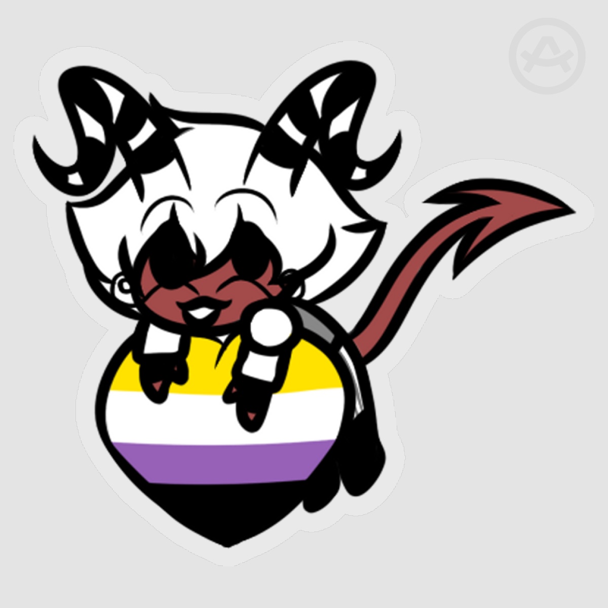 TDOV Wally Wackford Clear PET Vinyl Die Cut Stickers