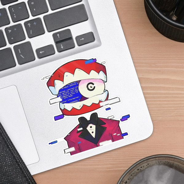 CAINE Die Cut Stickers