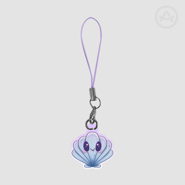Cute seashell phone charm🫧🩵
