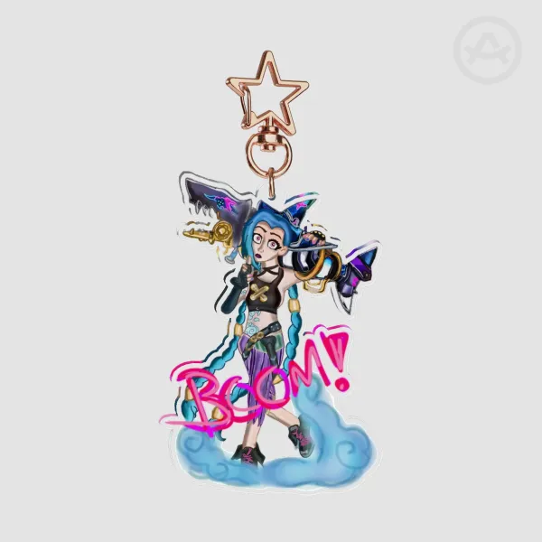 Jinx Arcane keychain