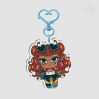 Morgan Drew (Carnival) Acrylic Keychain
