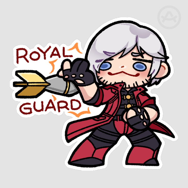 [ Devil May Cry ] Royal Guard Dante Sticker