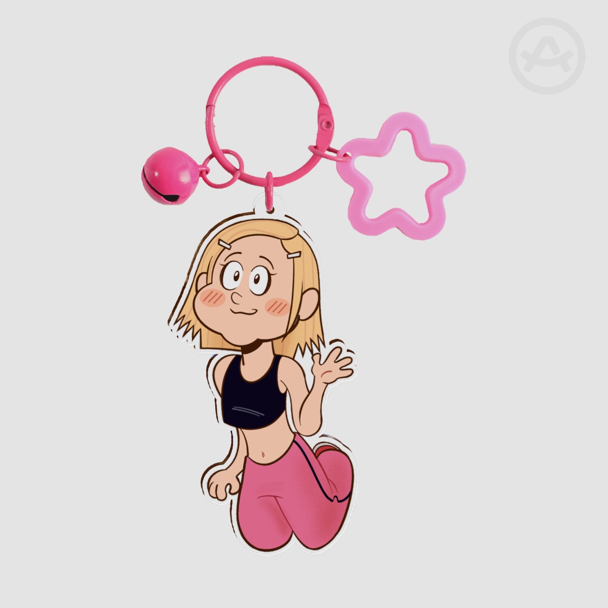 Karine Les Nombrils Acrylic Keychains