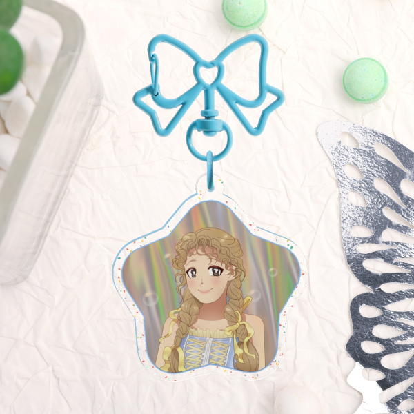 TWICE Nayeon Glitter Acrylic Keychains
