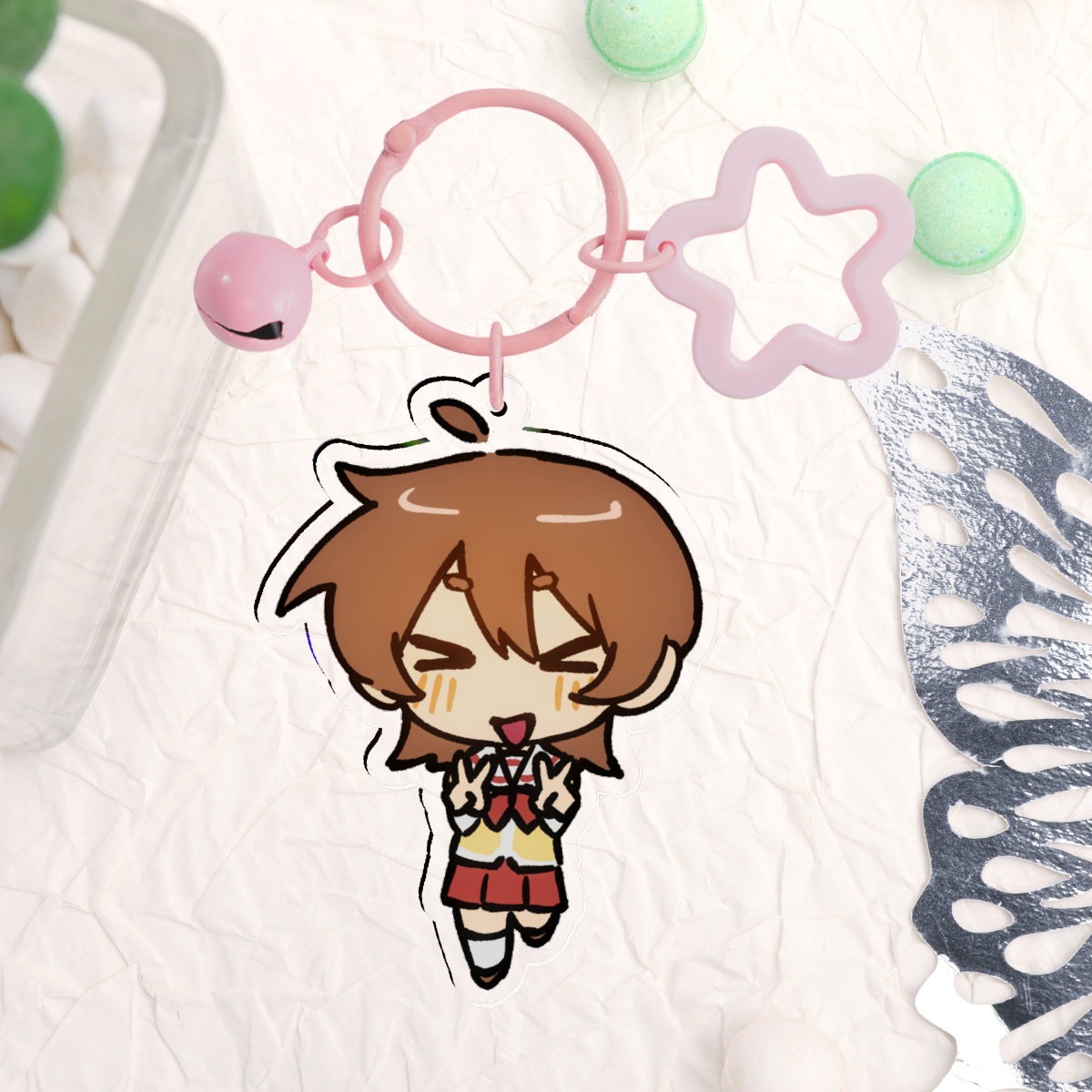 Yuuko pyuunn Keychain