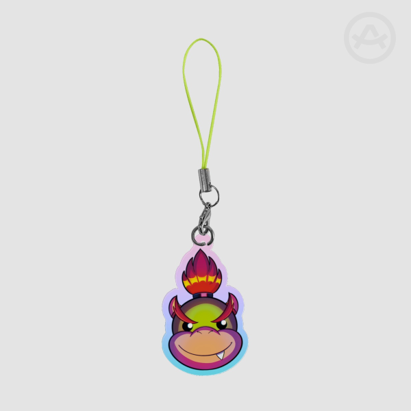 Bowser Jr + Wonder Phone Charm