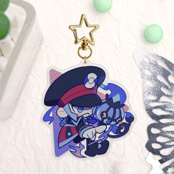 Ingo Epoxy Clear Acrylic Keychain