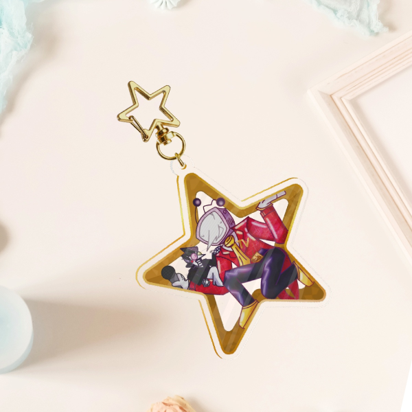 Spamtenna Star Keychain (Size fixed)