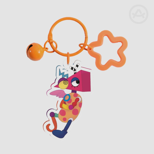 Zooble Digital Circus Keychains