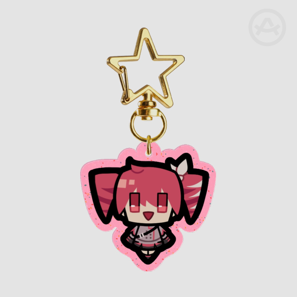 [ Virtual Singer ] Kasane Teto (Glitter Keychain)