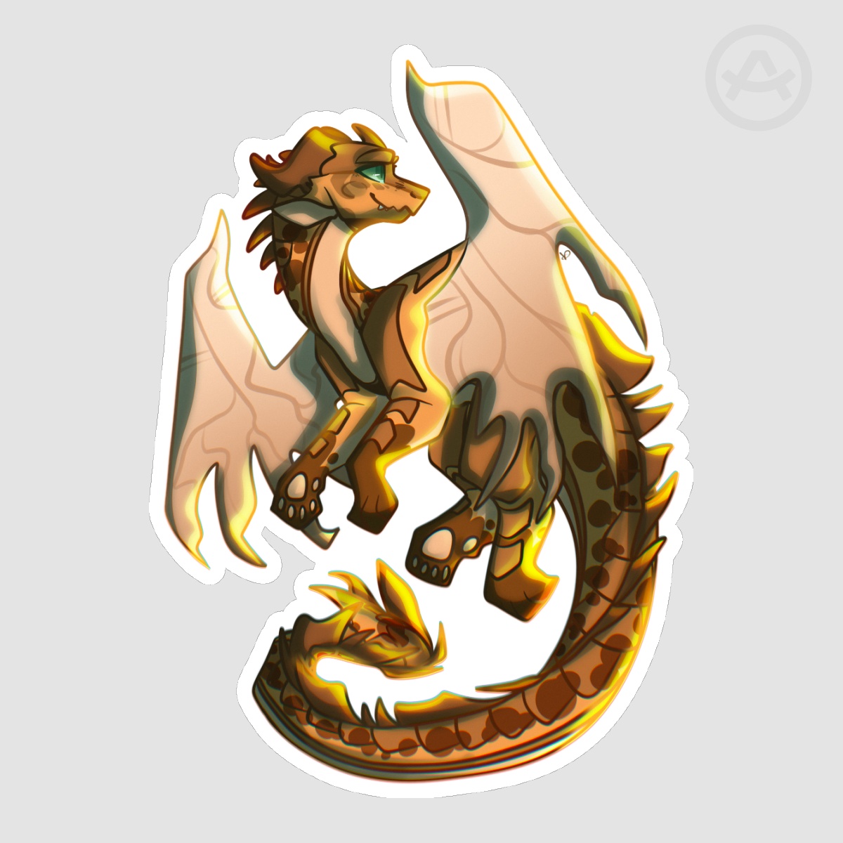 Ash Matte Die Cut Stickers
