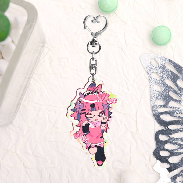 Jirai Bunny Color Keychain