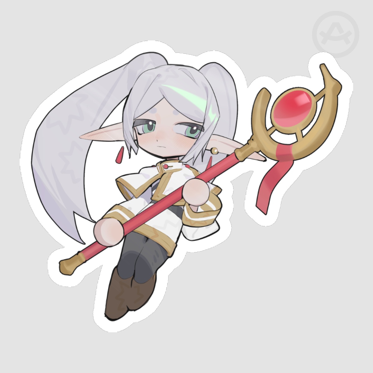 Frieren Die Cut Stickers