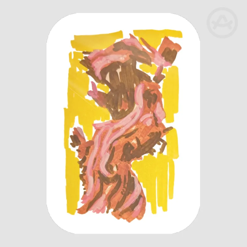 Treverk Sticker Acrylicmarker Treetrunk by bUb - ACGGOODS