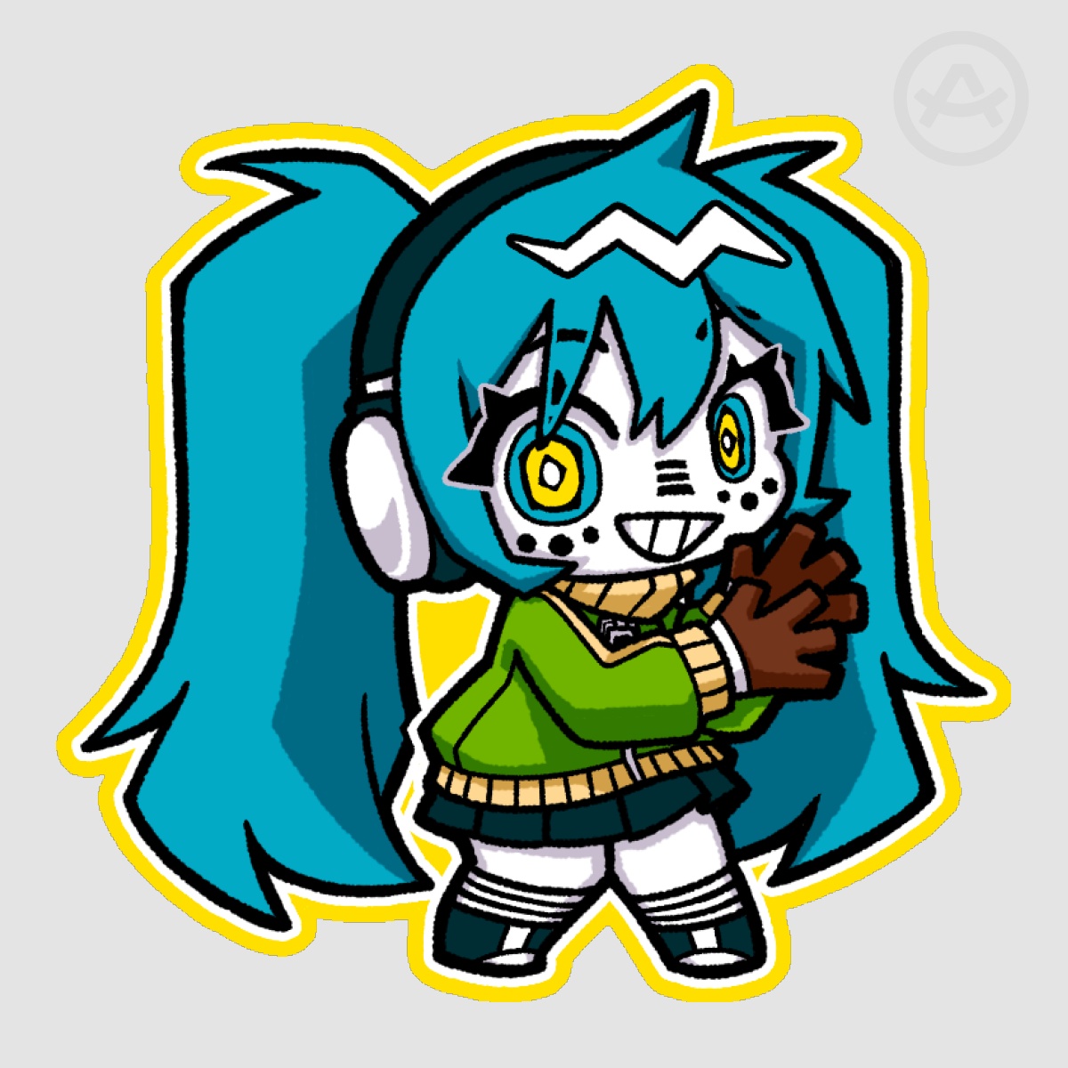 [ Vocaloid ] Matryoshka Miku Sticker