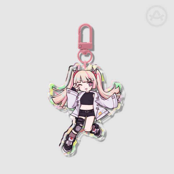 Lennox Rose Broken Glass Keychain