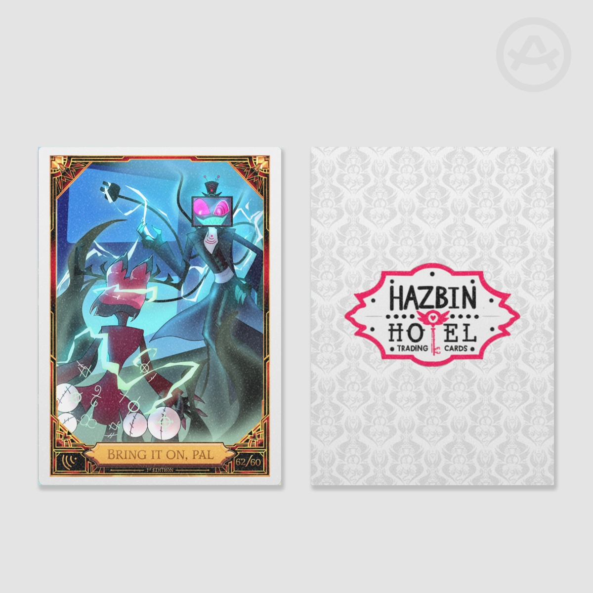 Alastor and Vox trading card
