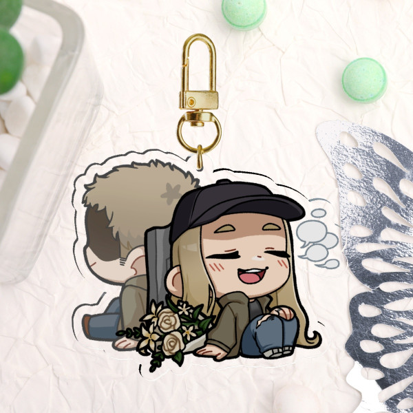 [ Resident Evil ] Ethan and Rose Keychain