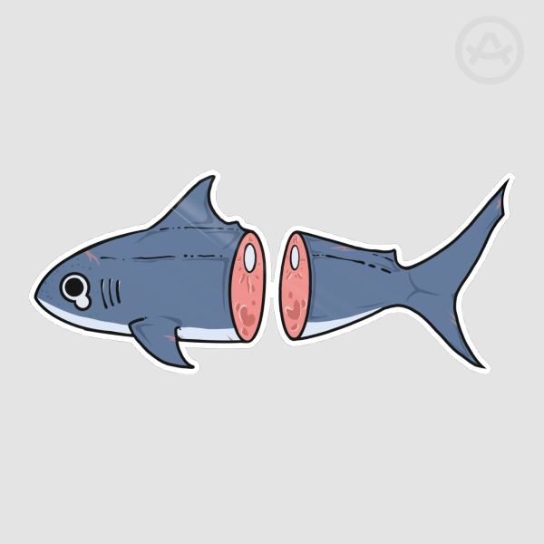 Shark Cut sticker