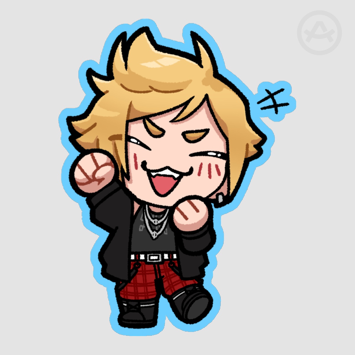 [ DissidiaFF ] Prompto Yay Sticker