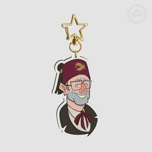 Grunkle Stan Acrylic Keychain