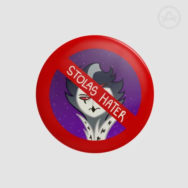 Anti-Stolas Button Pin
