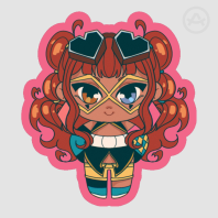 Morgan Drew (Carnival) Sticker