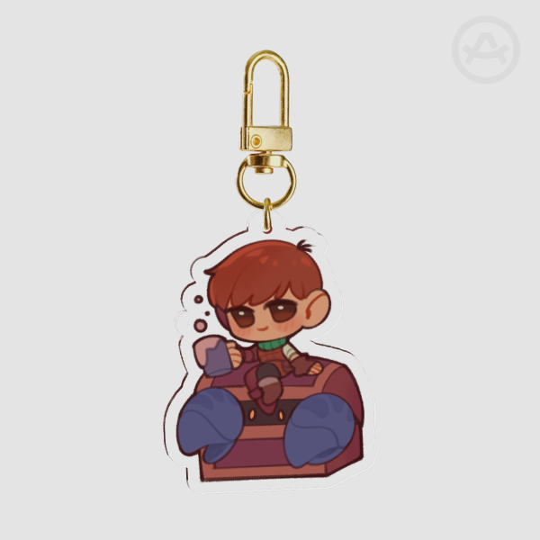 Dungeon Meshi Chilchuck Clear Acrylic Keychain