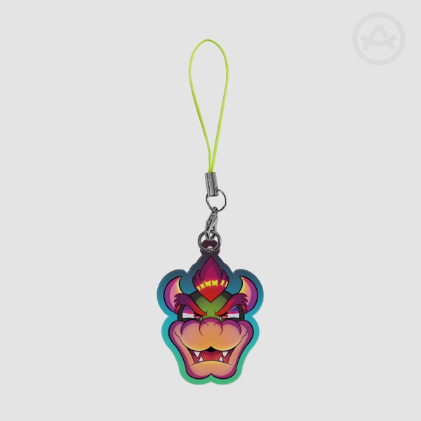 Bowser + Wonder Phone Charm