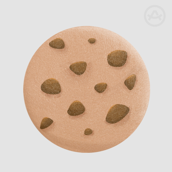 Chocolate Chip Cookie Plush Button