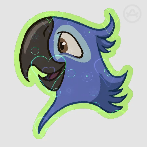 (Rio) Blu Sticker