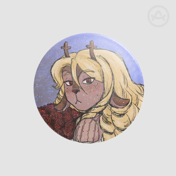 Noelle Round Badge