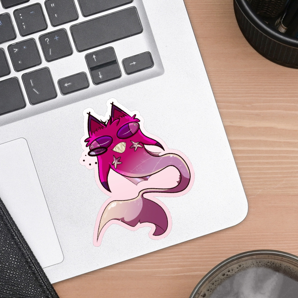 CAT ALASTOR Die Cut Stickers