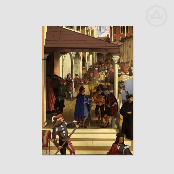 "Armand in Venice" TVA Print