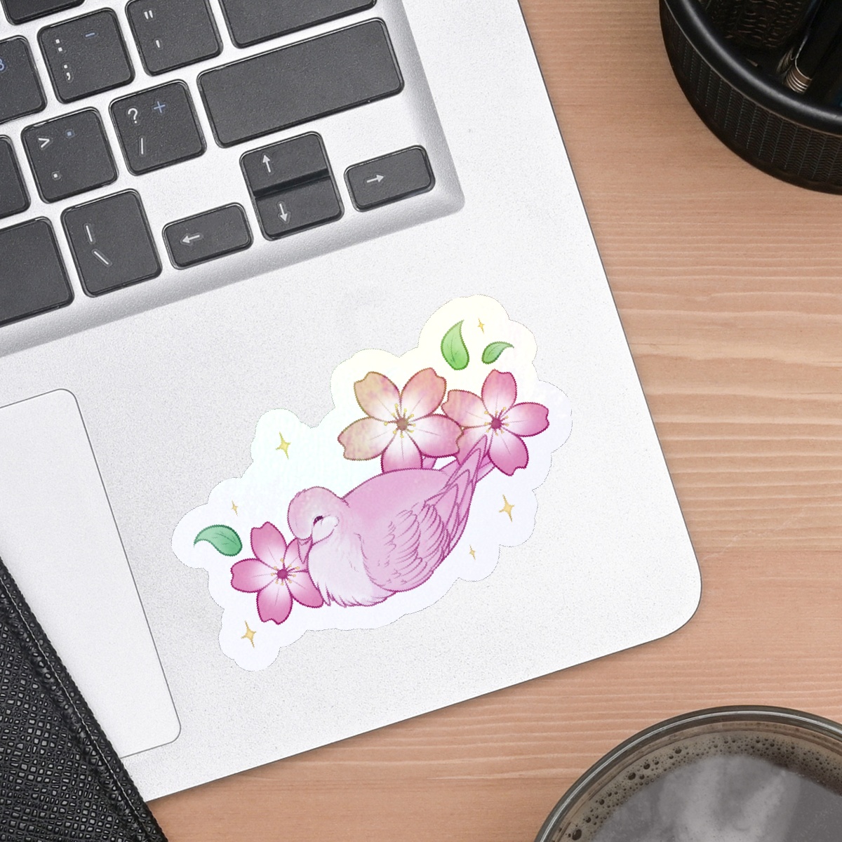 Sakura Dove Sticker