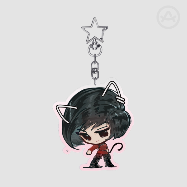 Resident Evil 4 Ada Wong Chibbi Acrylic Keychains