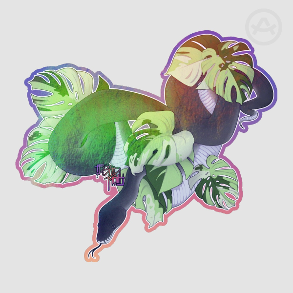 Southern WLP holographic Die Cut Stickers
