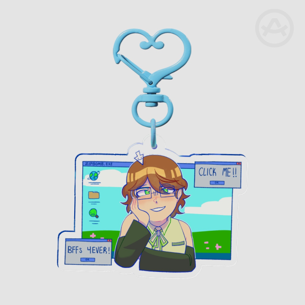 [Slimecicle] Zipbomb Keychain!!