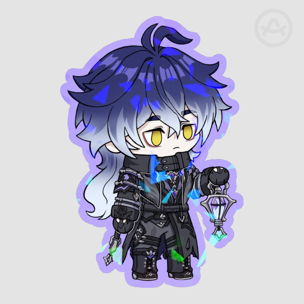 Flins - Holo Die Cut Stickers