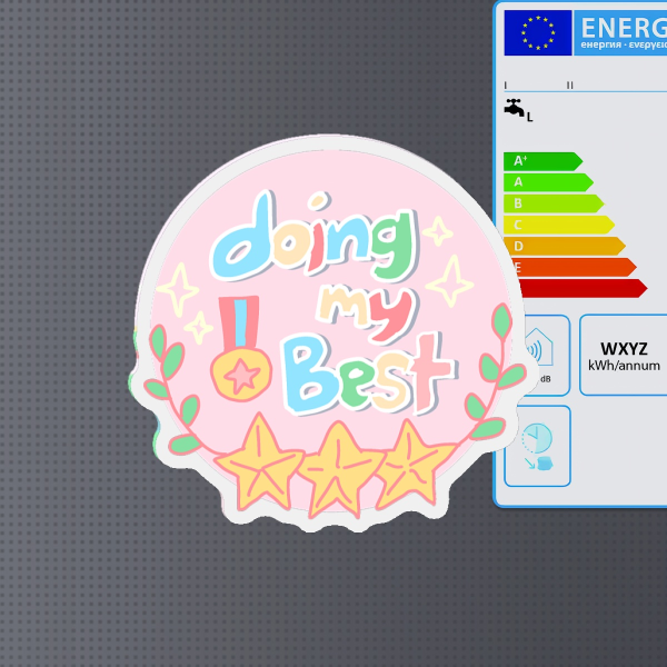 ⭐⭐⭐doing my best🎖️fridge magnet