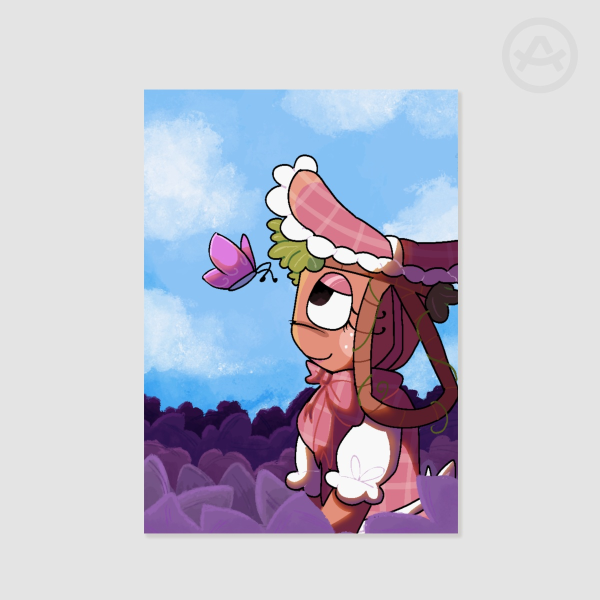 (Dandy’s world) Bassie in a flower garden 
