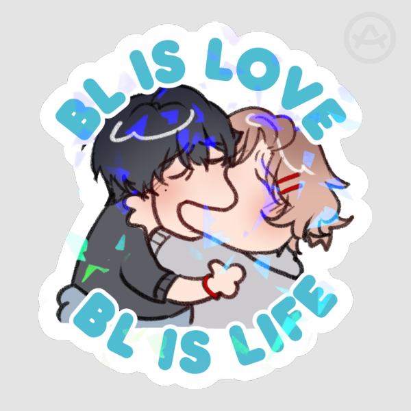 BL IS LOVE BL IS LIFE | Red String Café Die Cut Sticker