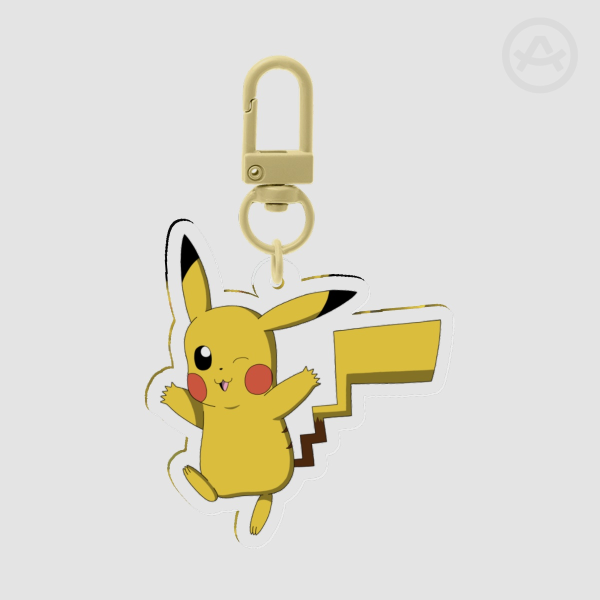 Pokémon: Pikachu Clear Acrylic Keychain