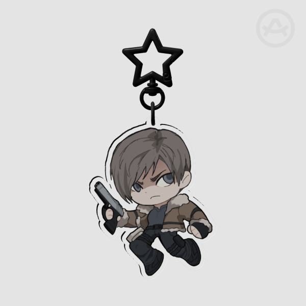 Leon S kennedy  RE4 keychain