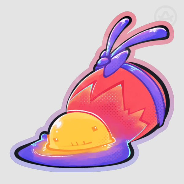 JAX EasterEgg Die Cut Sticker 2